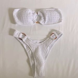 New White Shein Bikini Size Small